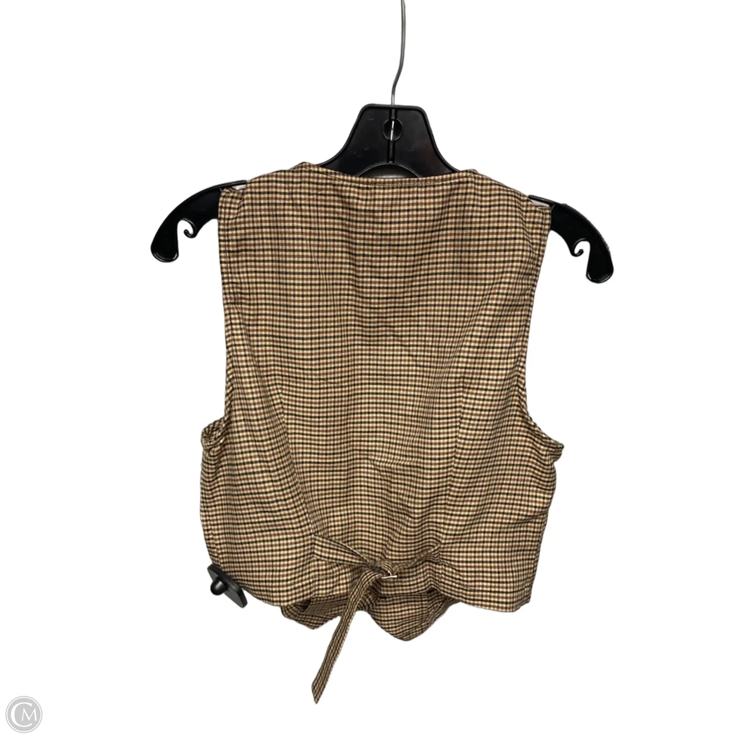 Top Sleeveless By Shein In Brown, Size: S