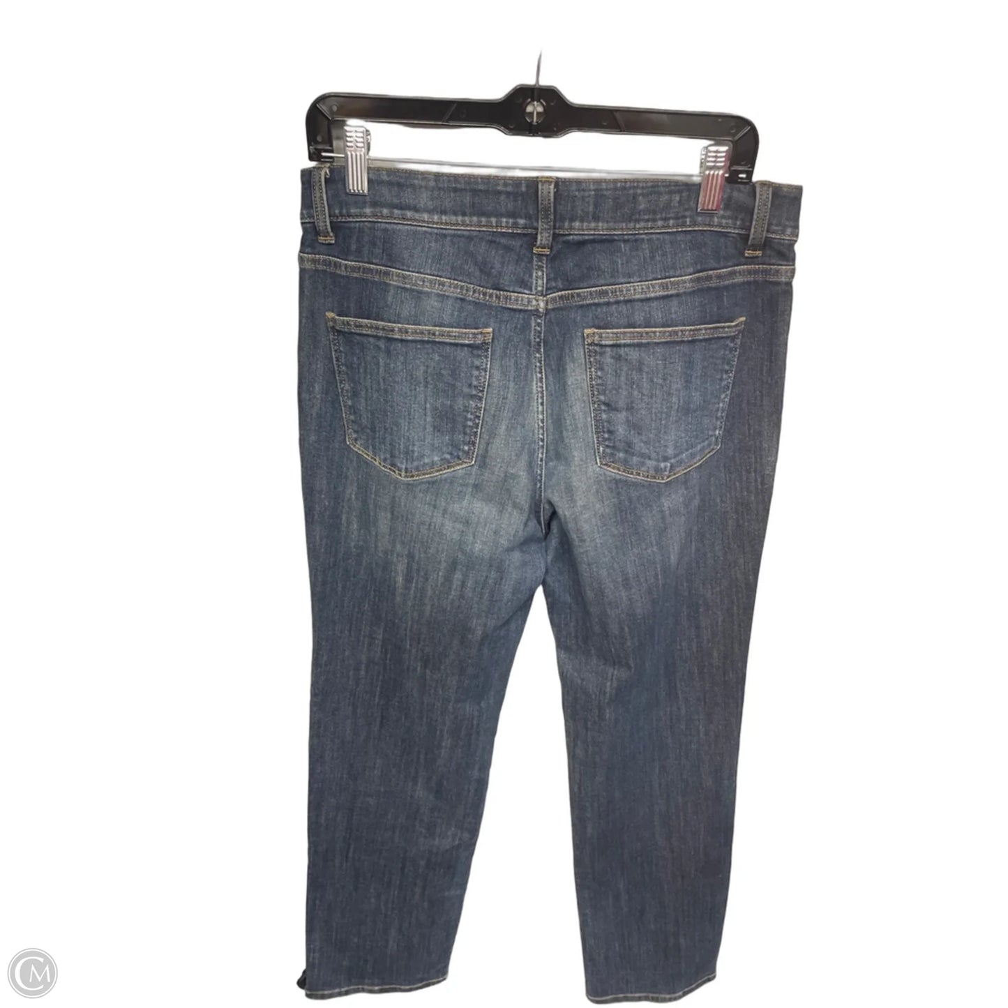 Jeans Straight By Talbots In Blue Denim, Size: 10