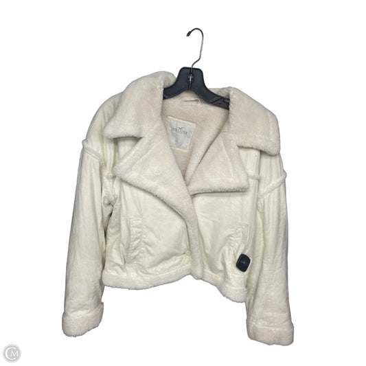 Jacket Other By Hollister In Cream, Size: L