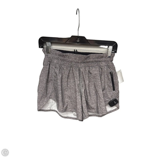 Athletic Shorts By Lululemon In Grey, Size: 8