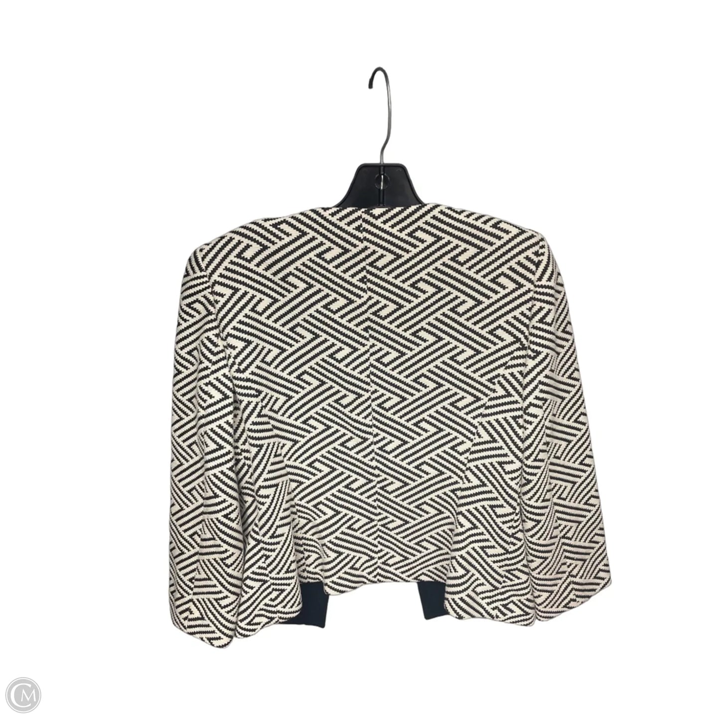 Blazer By Tahari In Black & Cream, Size: 2