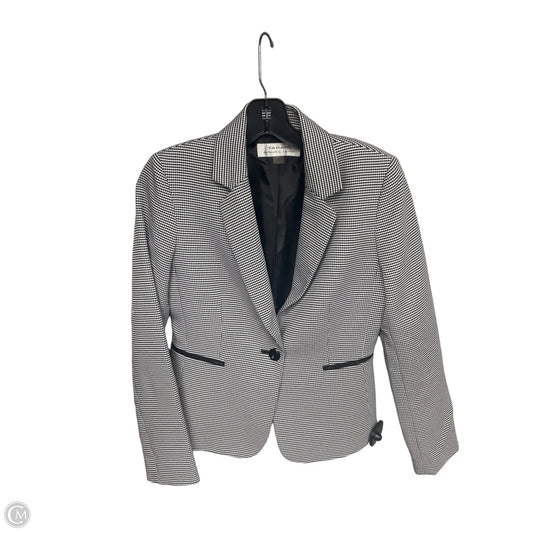 Blazer By Tahari In Black & White, Size: 2