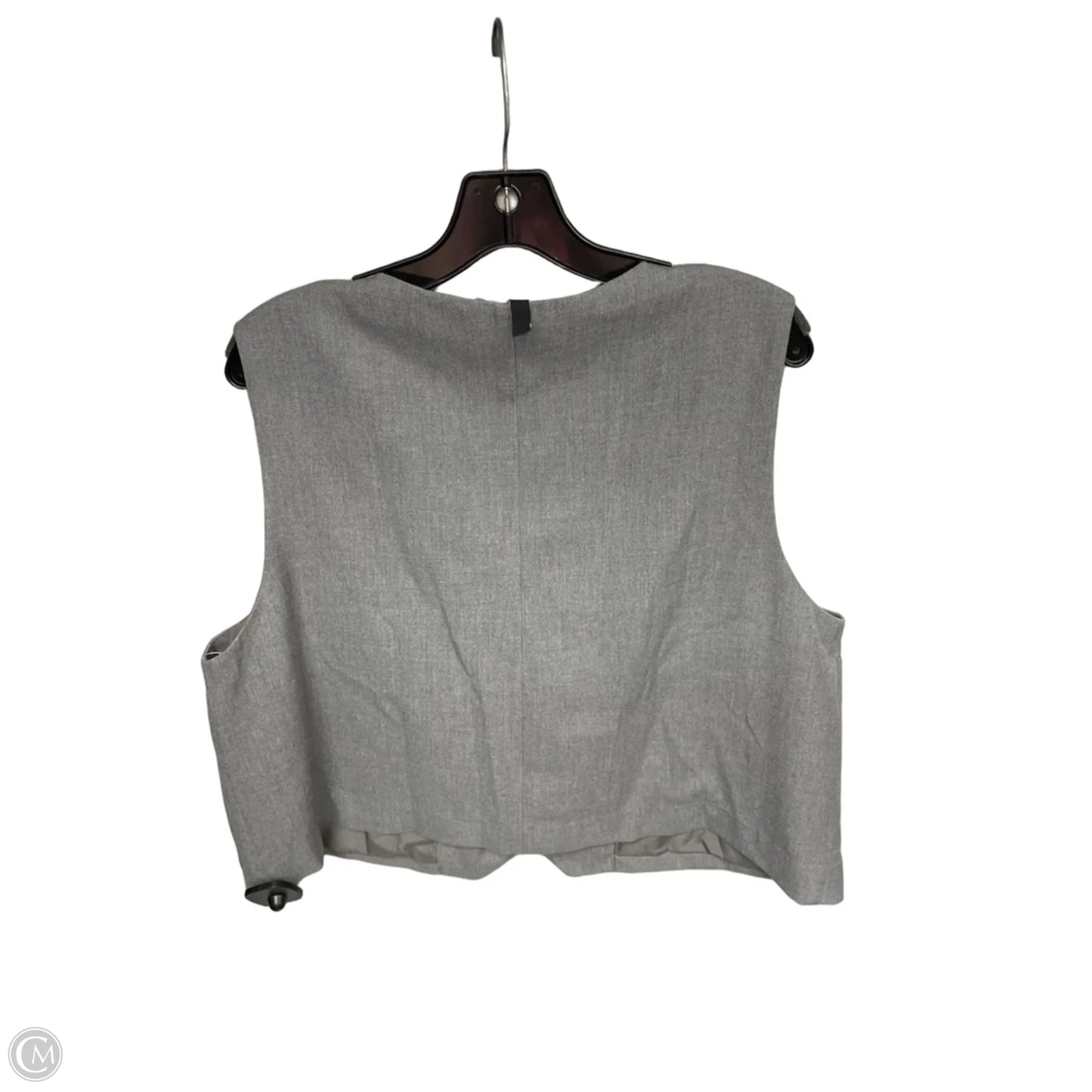 Top Sleeveless By Divided In Grey, Size: Xl