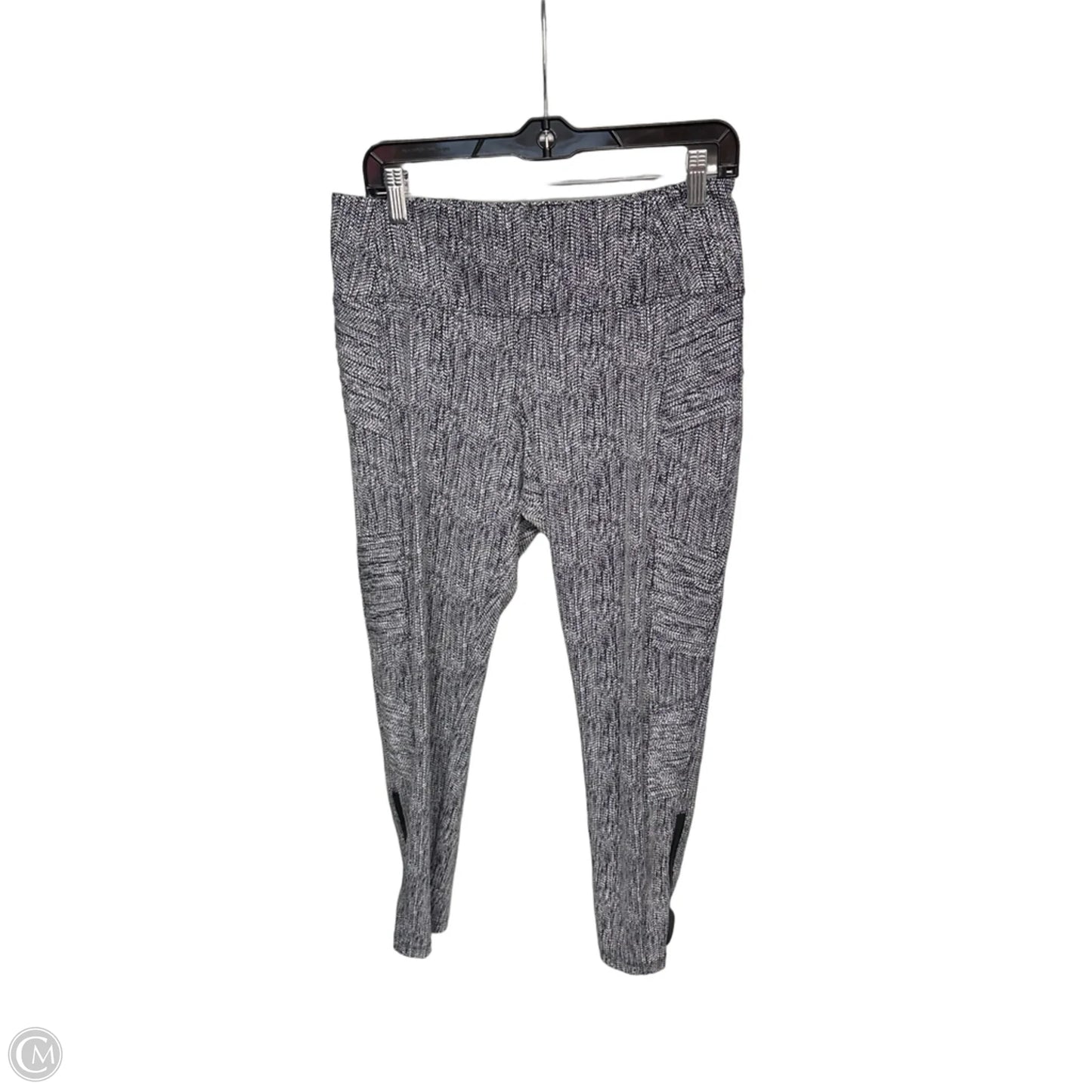 Athletic Pants By Athleta In Black & White, Size: L