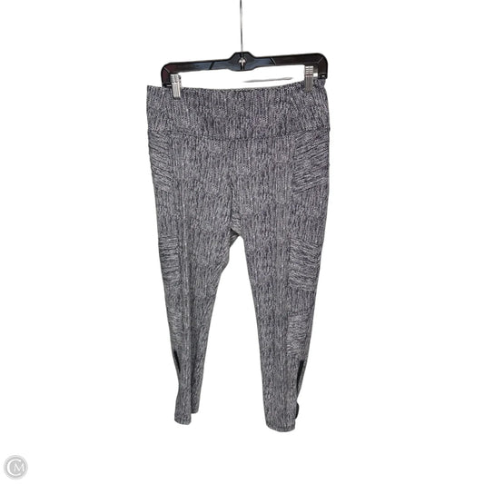 Athletic Pants By Athleta In Black & White, Size: L