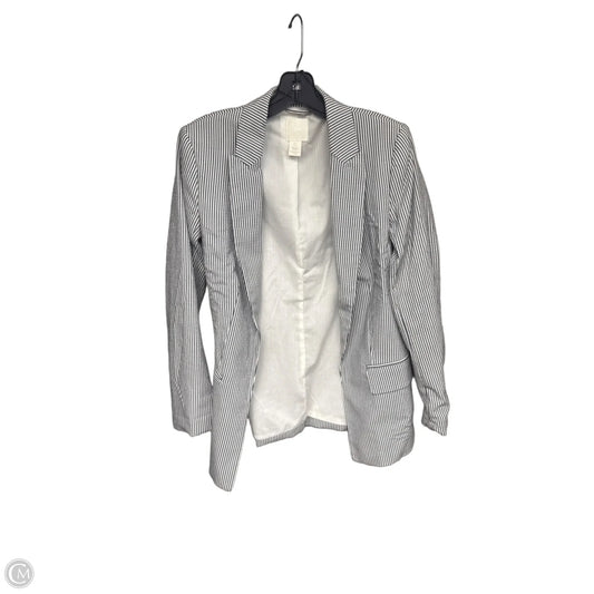 Blazer By H&m In Striped Pattern, Size: 0