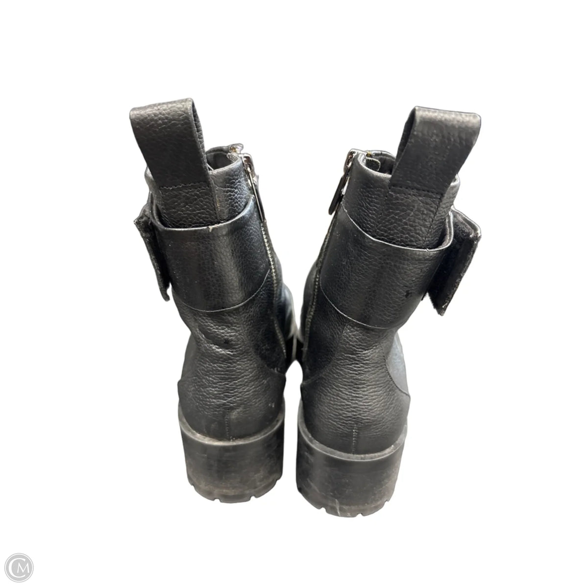 Boots Designer By Karl Lagerfeld In Black, Size: 8