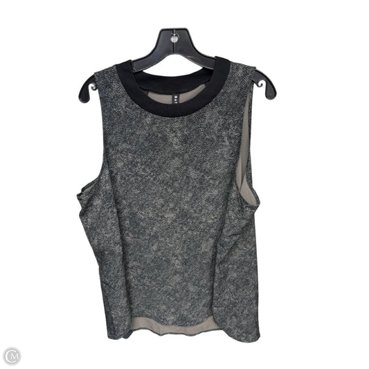 Athletic Tank Top By Athleta In Black & Green, Size: Xl