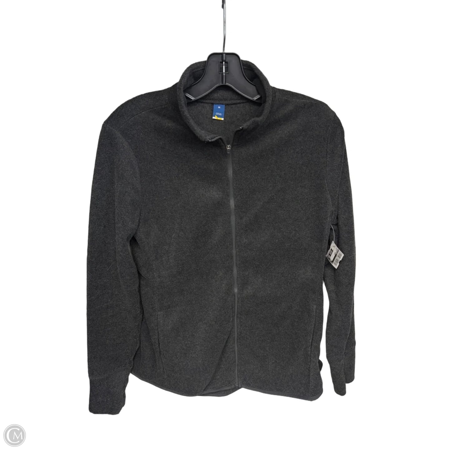 Jacket Fleece By Old Navy In Grey, Size: M