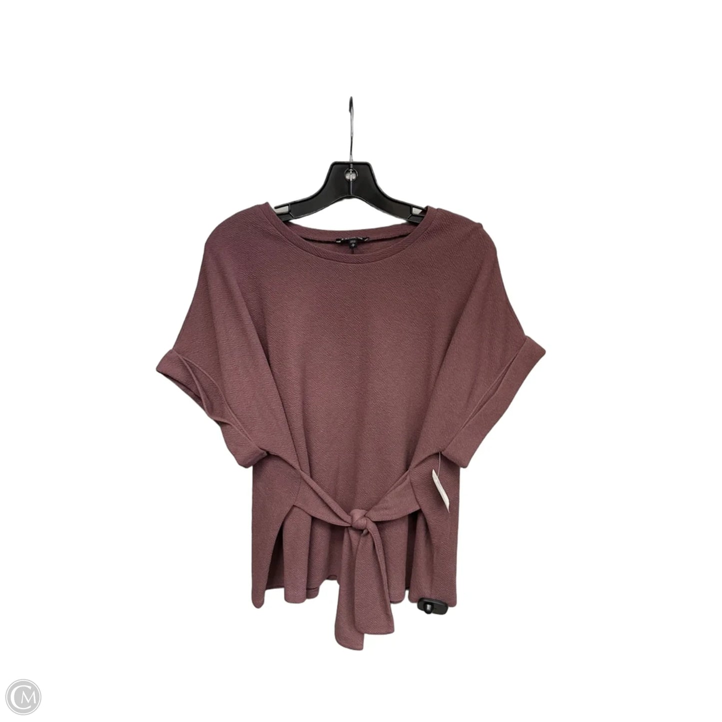 Top Short Sleeve By Express In Mauve, Size: M