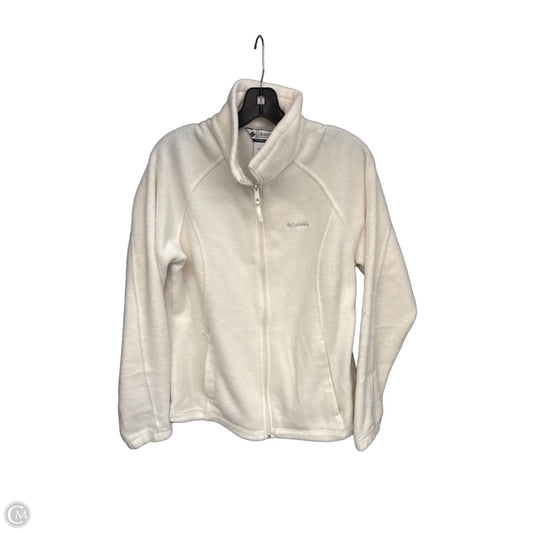 Jacket Fleece By Columbia In White, Size: Xl