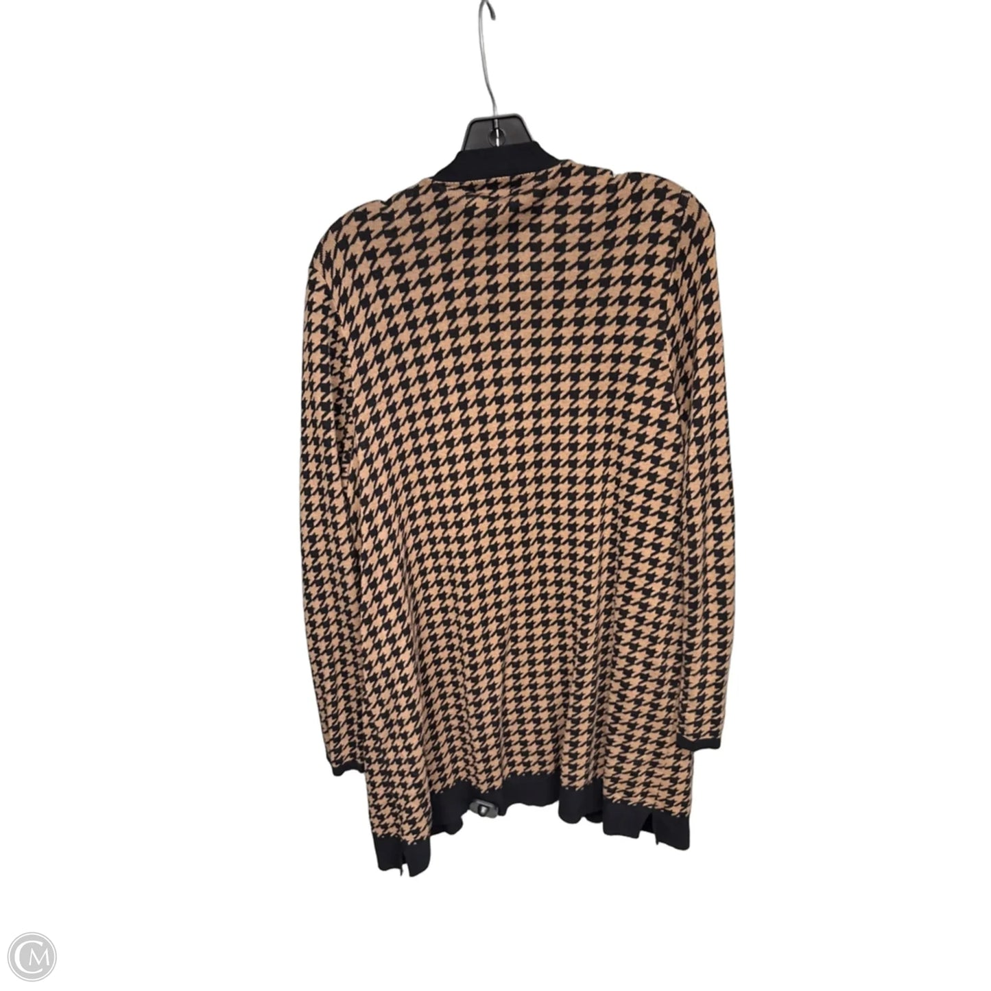Cardigan By Croft And Barrow In Black & Brown, Size: 1x