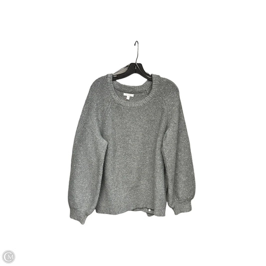 Sweater By Lc Lauren Conrad In Silver, Size: Xxl