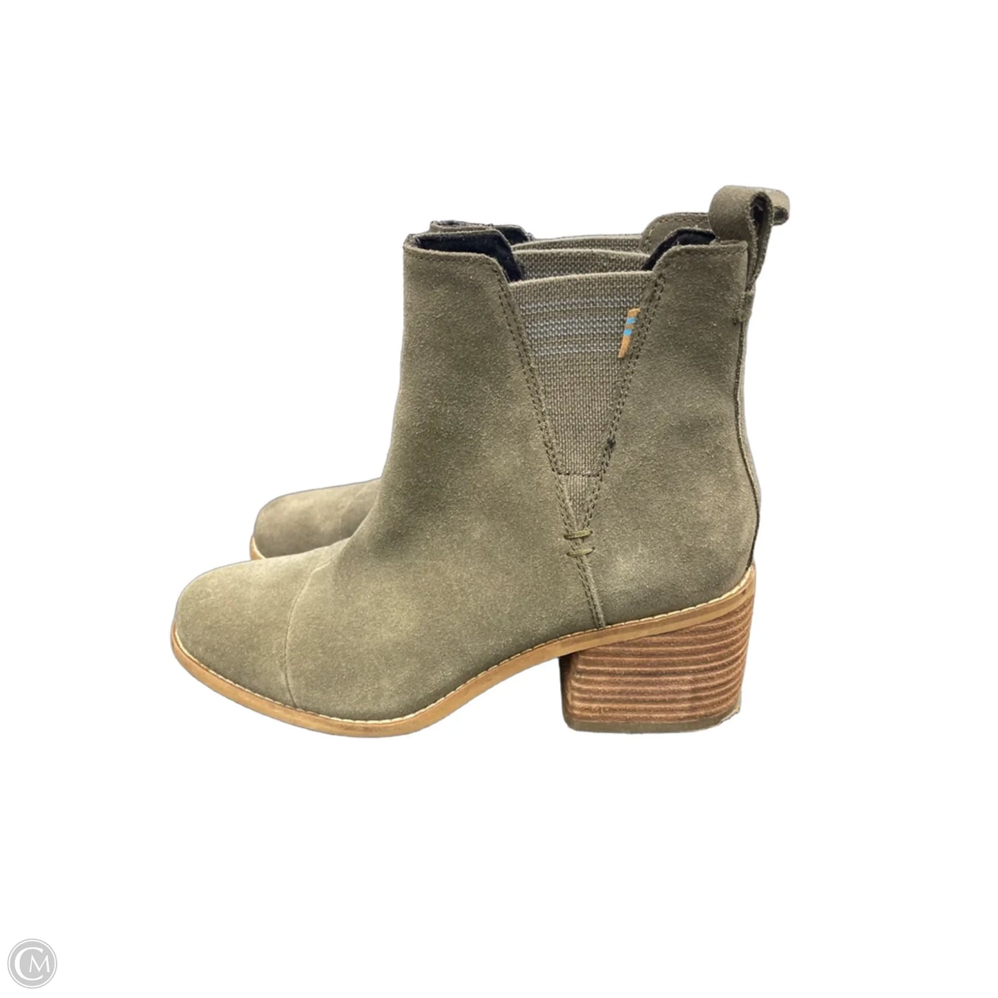 Boots Ankle Heels By Toms In Grey, Size: 7.5