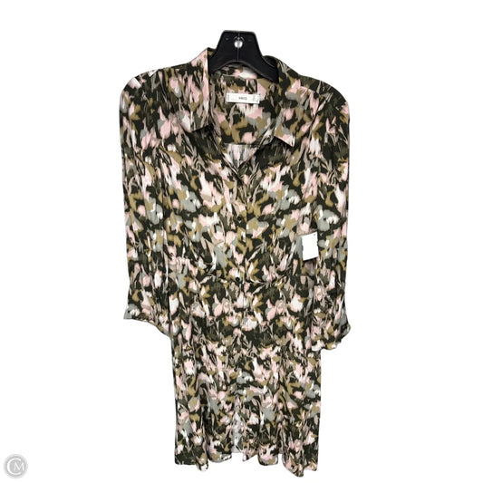 Dress Casual Short By Mng In Green & Pink, Size: 6