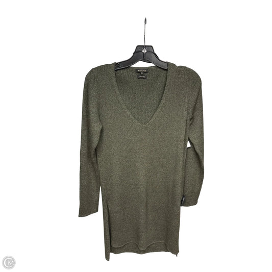 Tunic Long Sleeve By Massimo Dutti In Green, Size: S