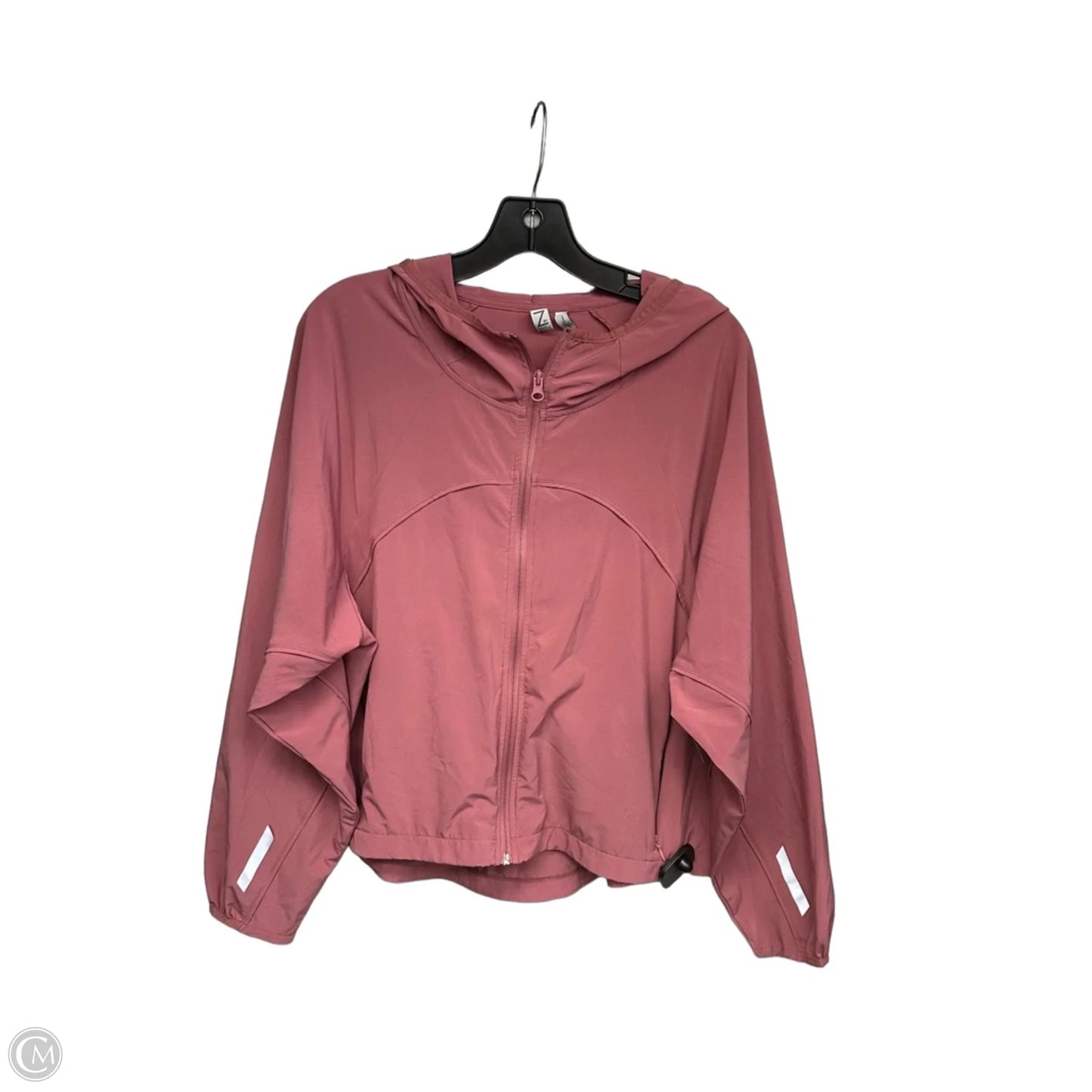 Athletic Jacket By Zella In Pink, Size: L