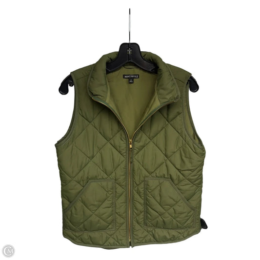 Vest Puffer & Quilted By J. Crew In Green, Size: S