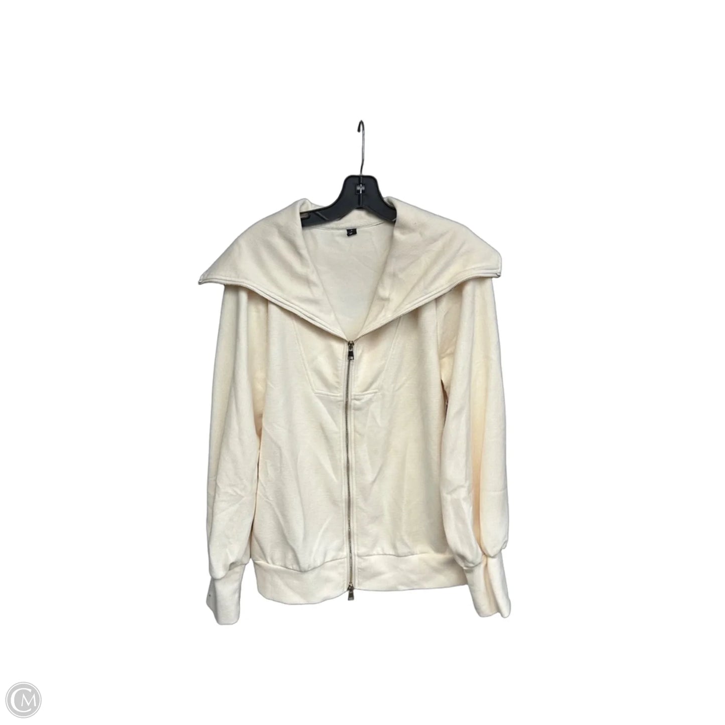 Sweatshirt Collar By Clothes Mentor In Yellow, Size: S
