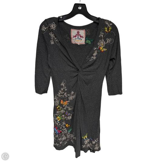 Dress Designer By Johnny Was In Grey, Size: Xs
