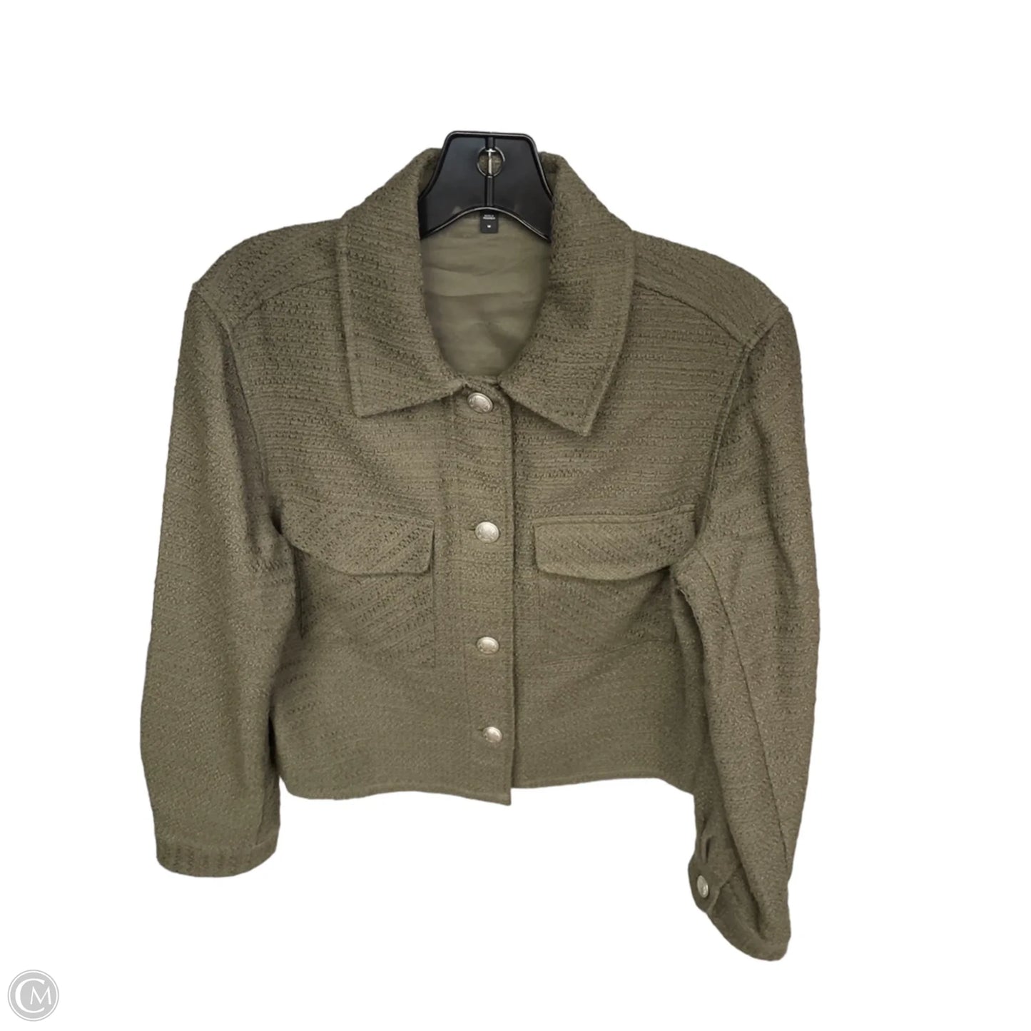 Jacket Other By Express In Green, Size: M