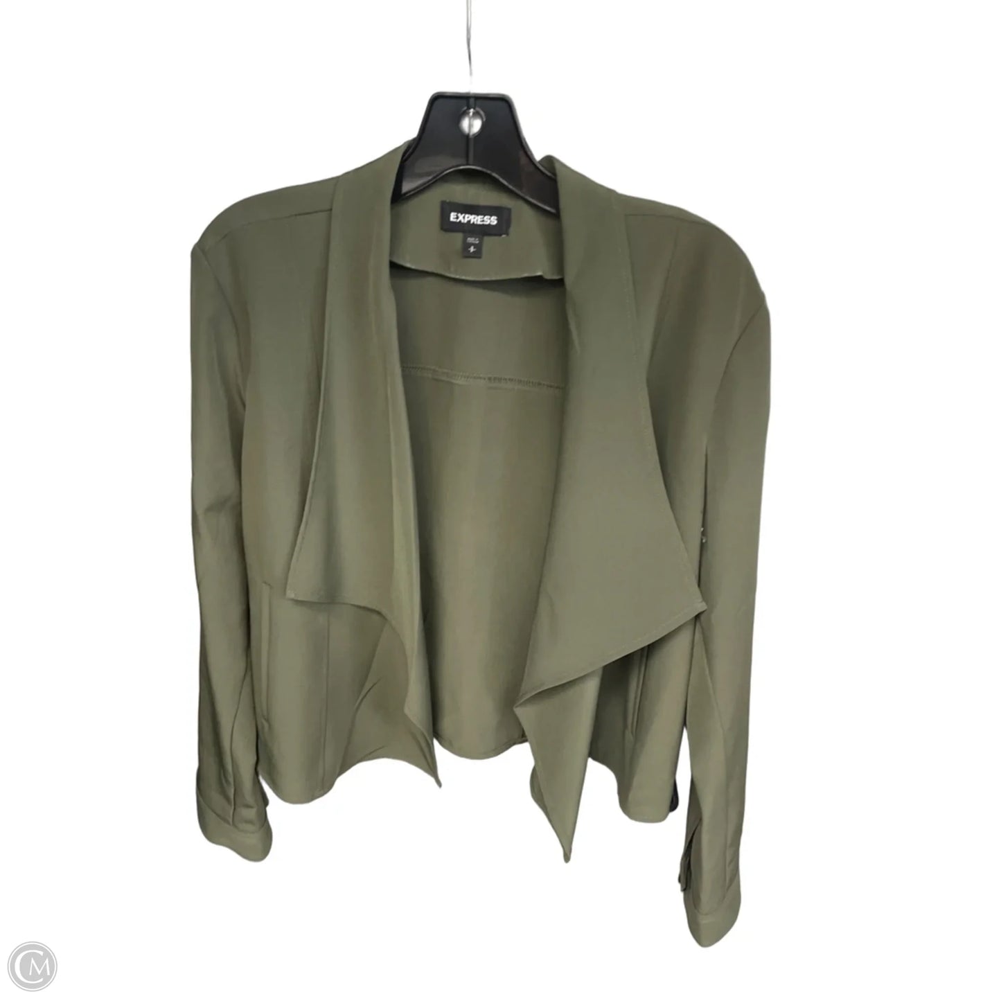 Jacket Other By Express In Green, Size: S
