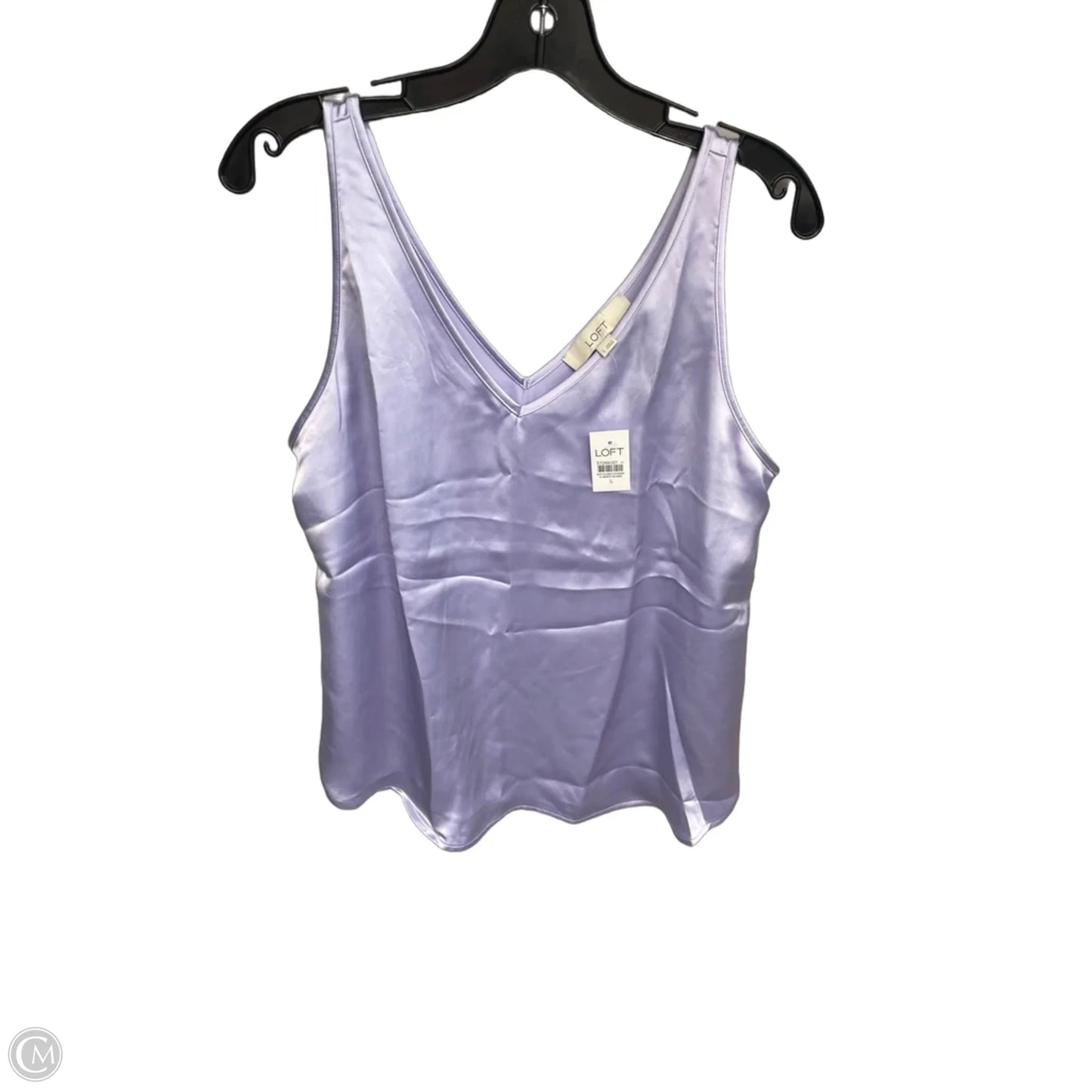 Top Sleeveless By Loft In Purple, Size: S