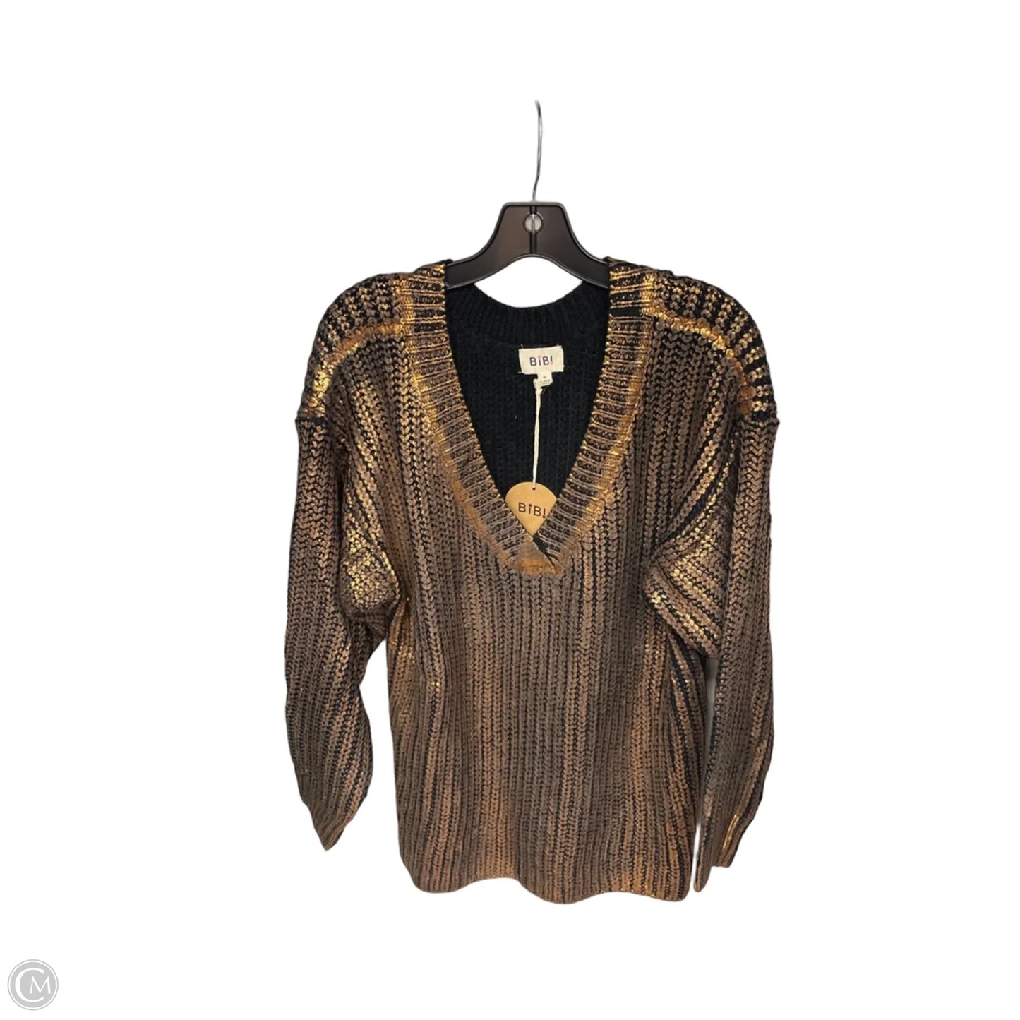 Sweater By Bibi In Bronze, Size: M