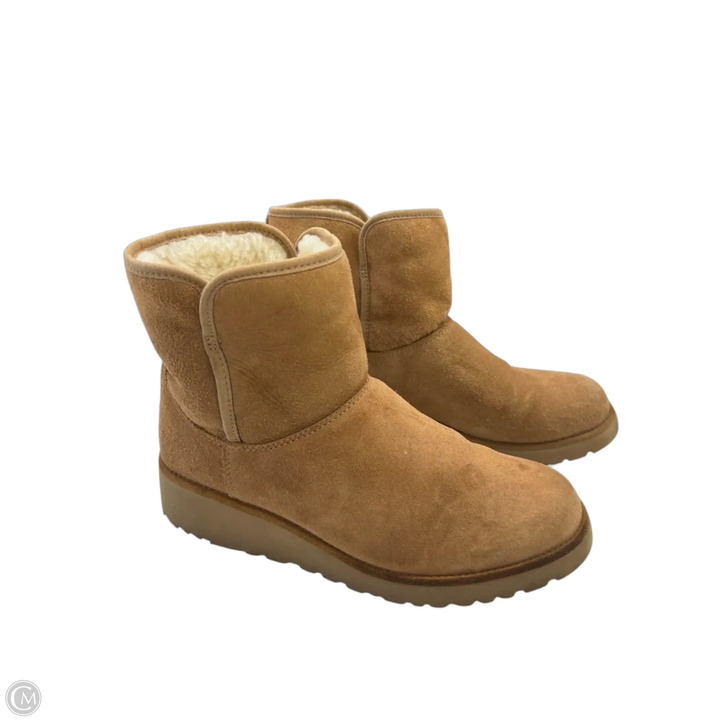 Boots Designer By Ugg In Brown, Size: 7