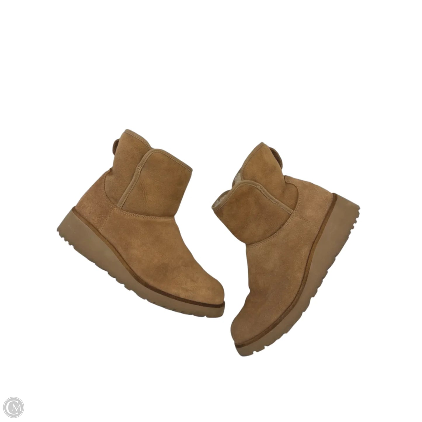 Boots Designer By Ugg In Brown, Size: 7