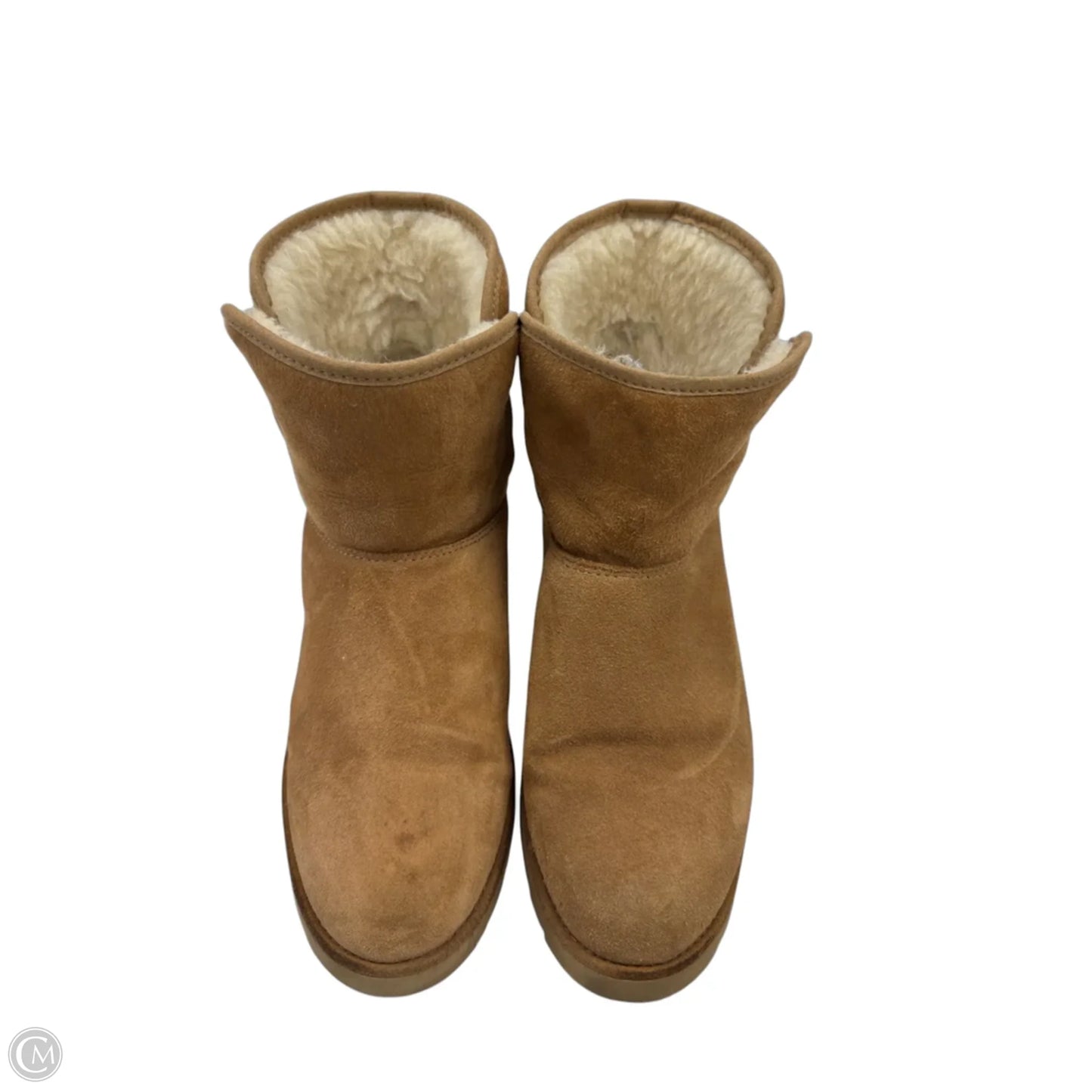 Boots Designer By Ugg In Brown, Size: 7