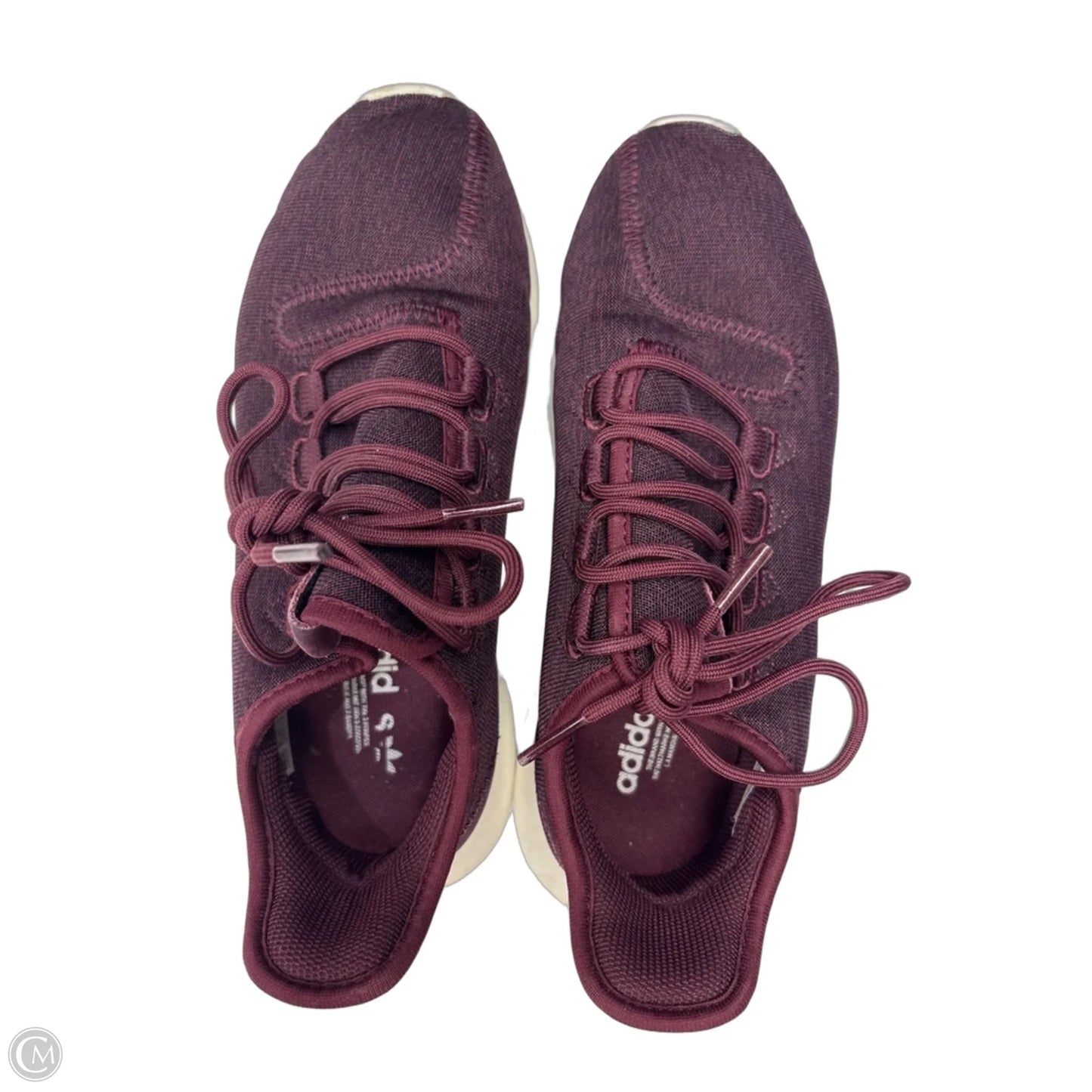 Shoes Athletic By Adidas In Maroon, Size: 7
