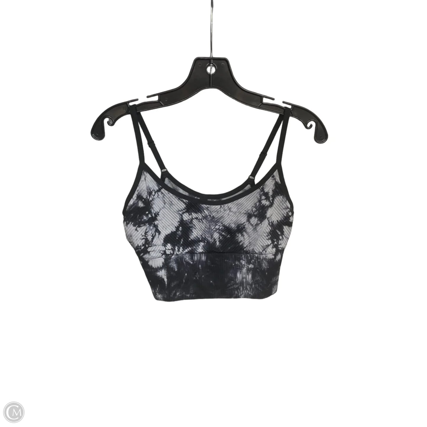 Athletic Bra By Pink In Black & Grey, Size: 0