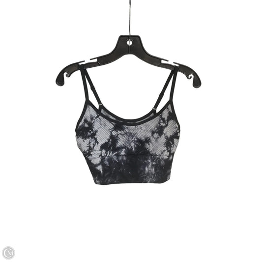 Athletic Bra By Pink In Black & Grey, Size: 0