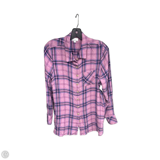 Top Long Sleeve By J. Jill In Purple, Size: Mp