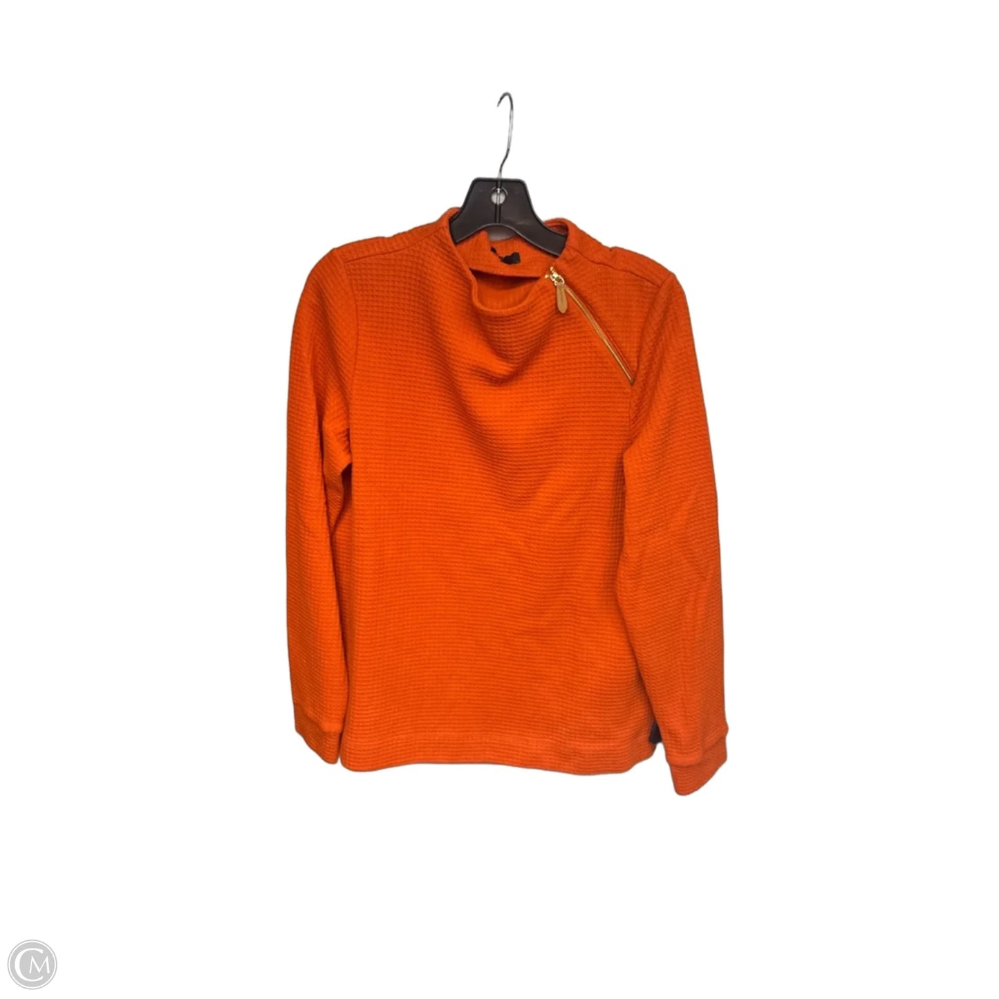 Top Long Sleeve By Talbots In Orange, Size: M