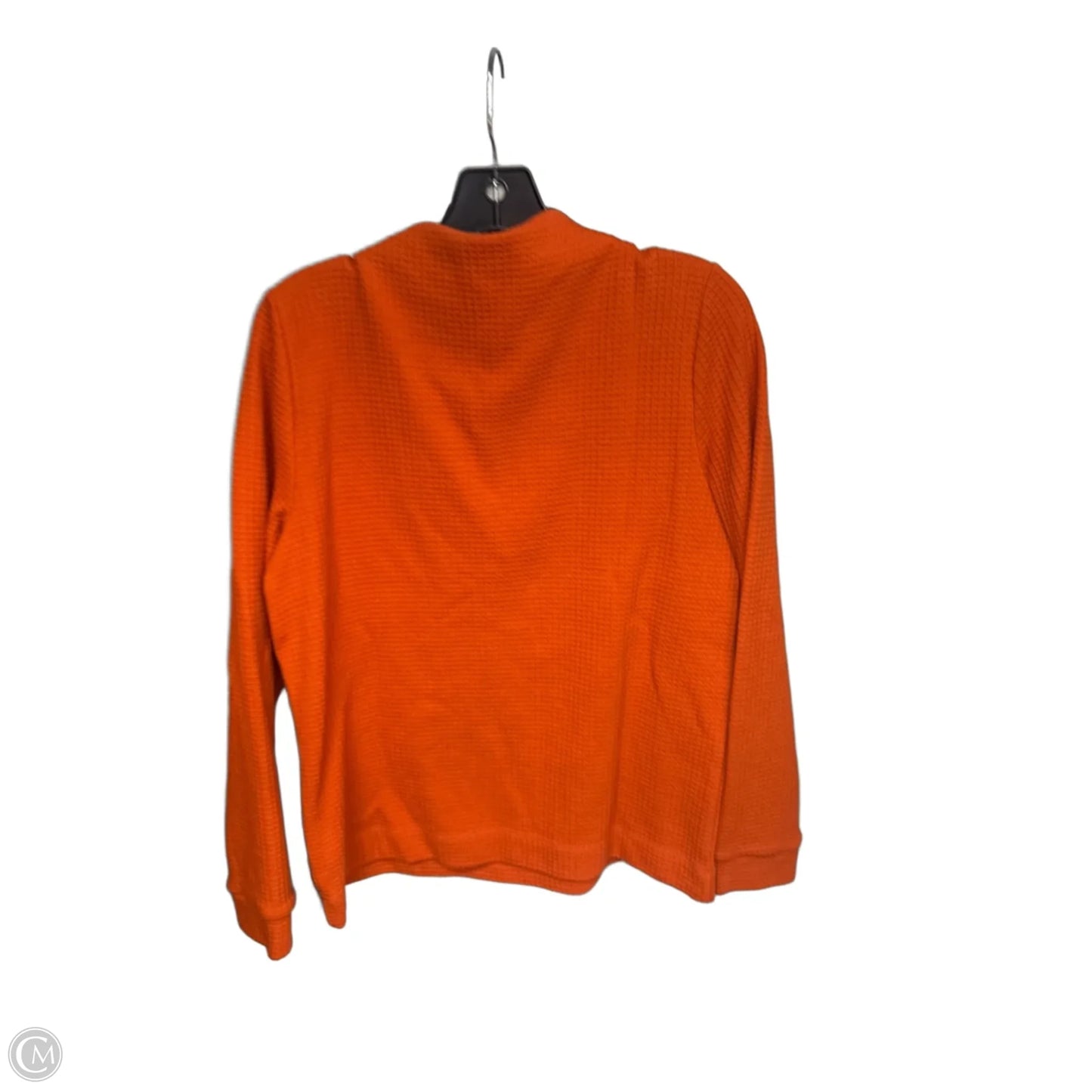 Top Long Sleeve By Talbots In Orange, Size: M