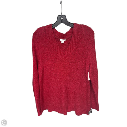Sweater By J. Jill In Red, Size: M