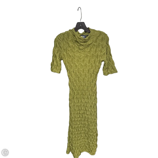 Dress Casual Midi By Maeve In Green, Size: Xs