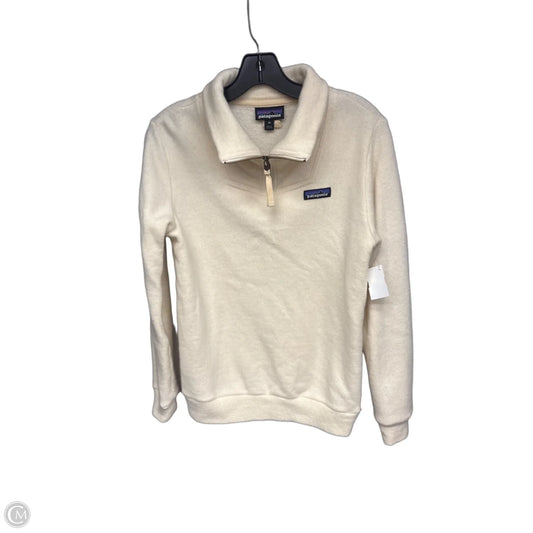 Jacket Fleece By Patagonia In Cream, Size: Xs