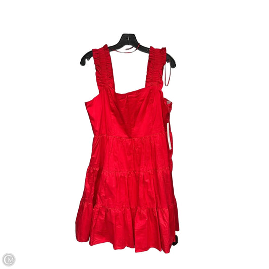 Dress Casual Short By Aqua In Red, Size: Xl