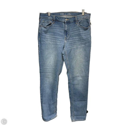 Jeans Boyfriend By Old Navy In Blue Denim, Size: 10l