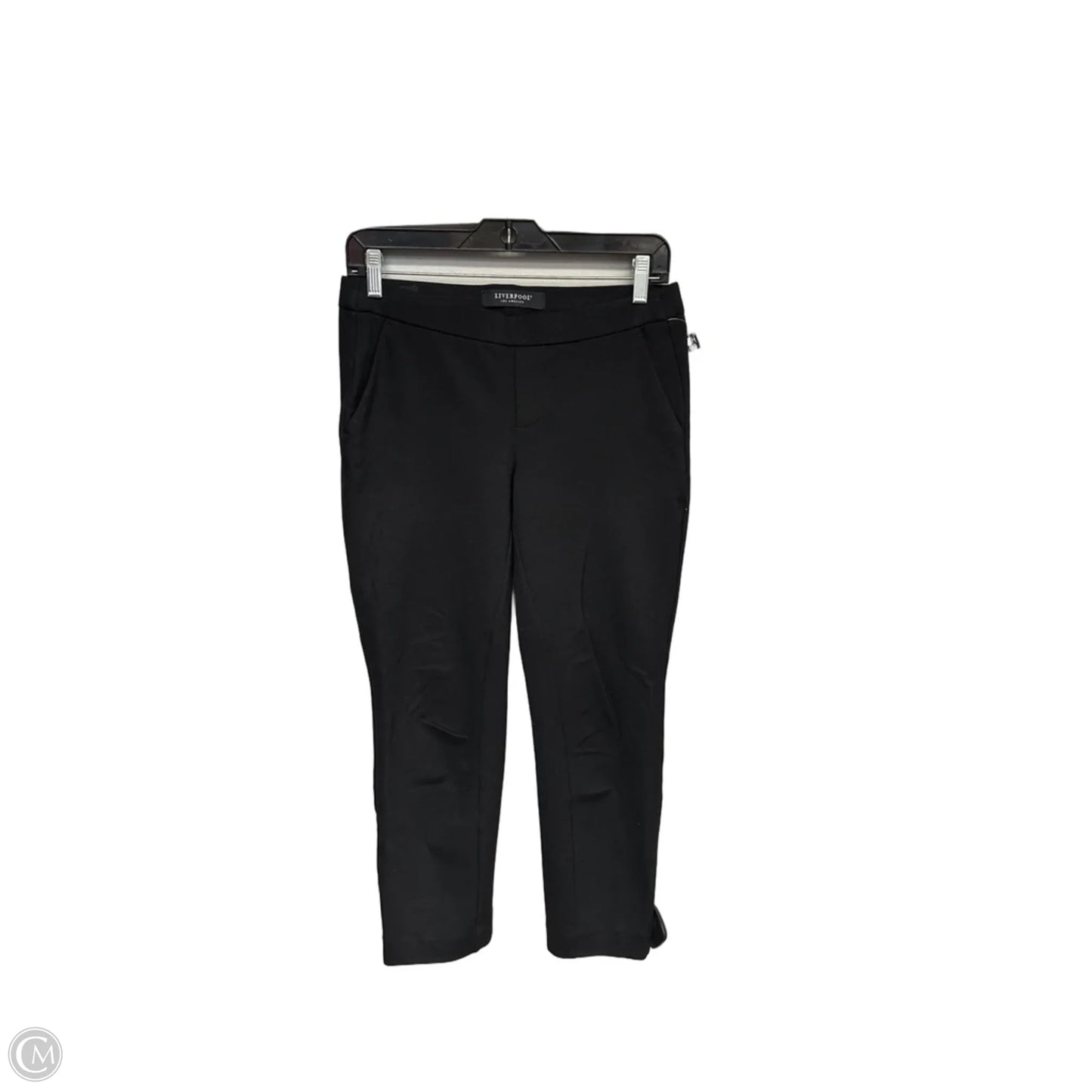 Pants Cropped By Liverpool In Black, Size: 2p