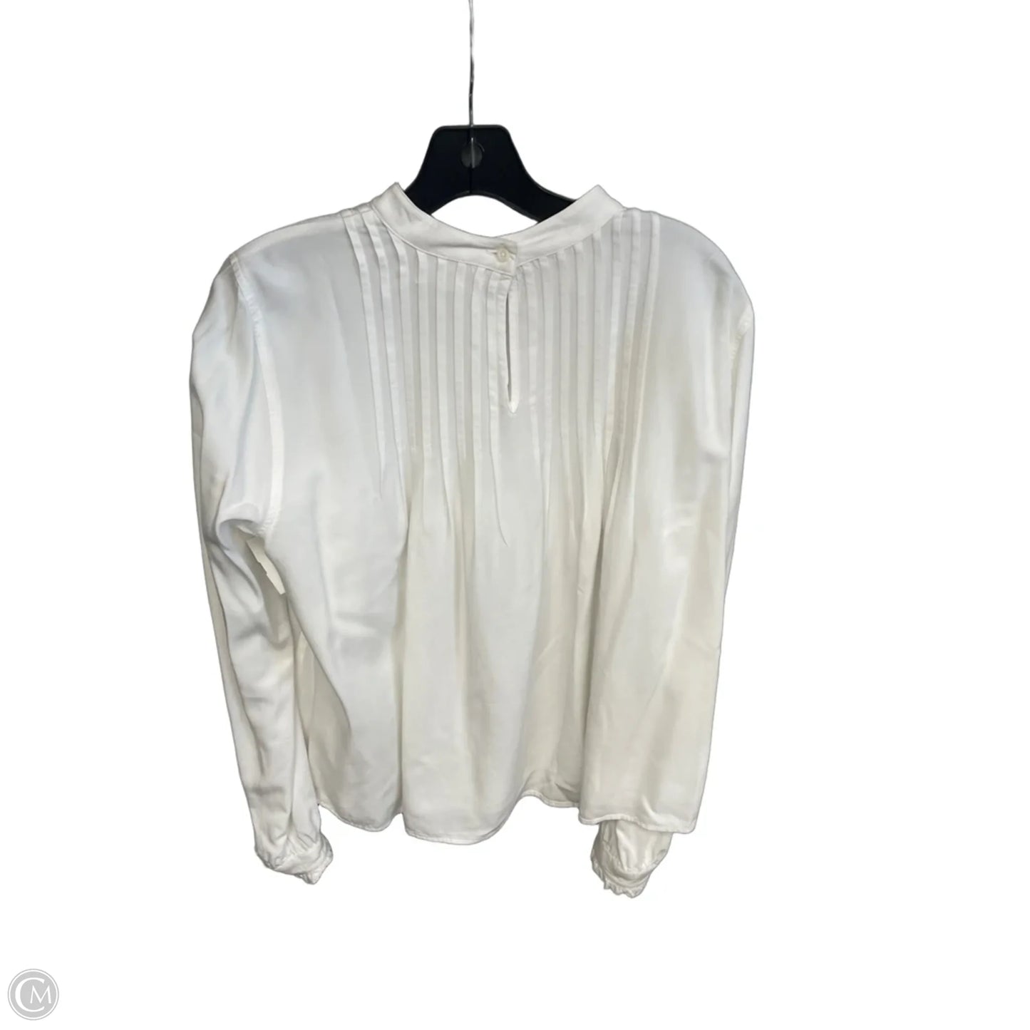 Top Long Sleeve By Cloth & Stone In White, Size: M