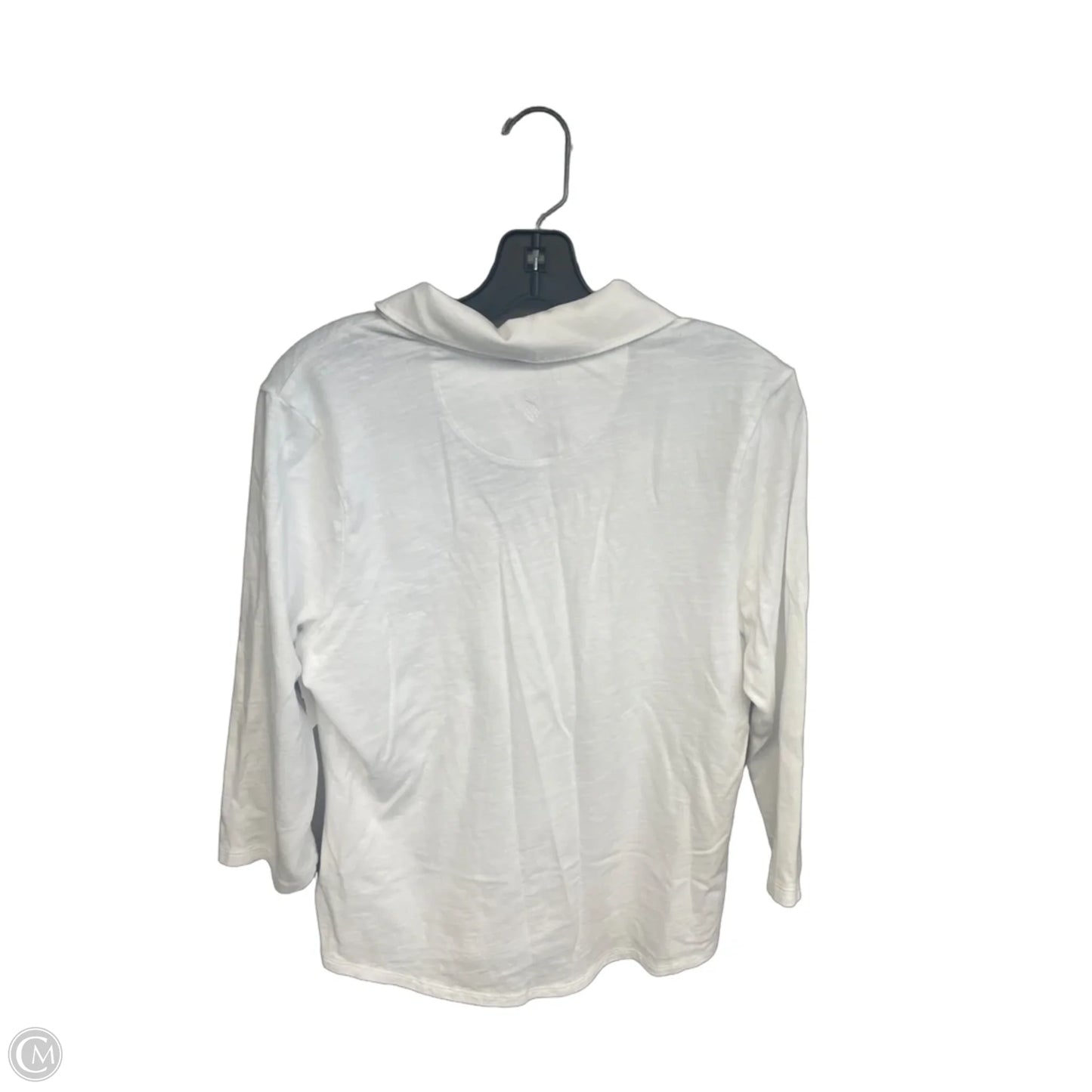 Top 3/4 Sleeve By Tommy Bahama In White, Size: M