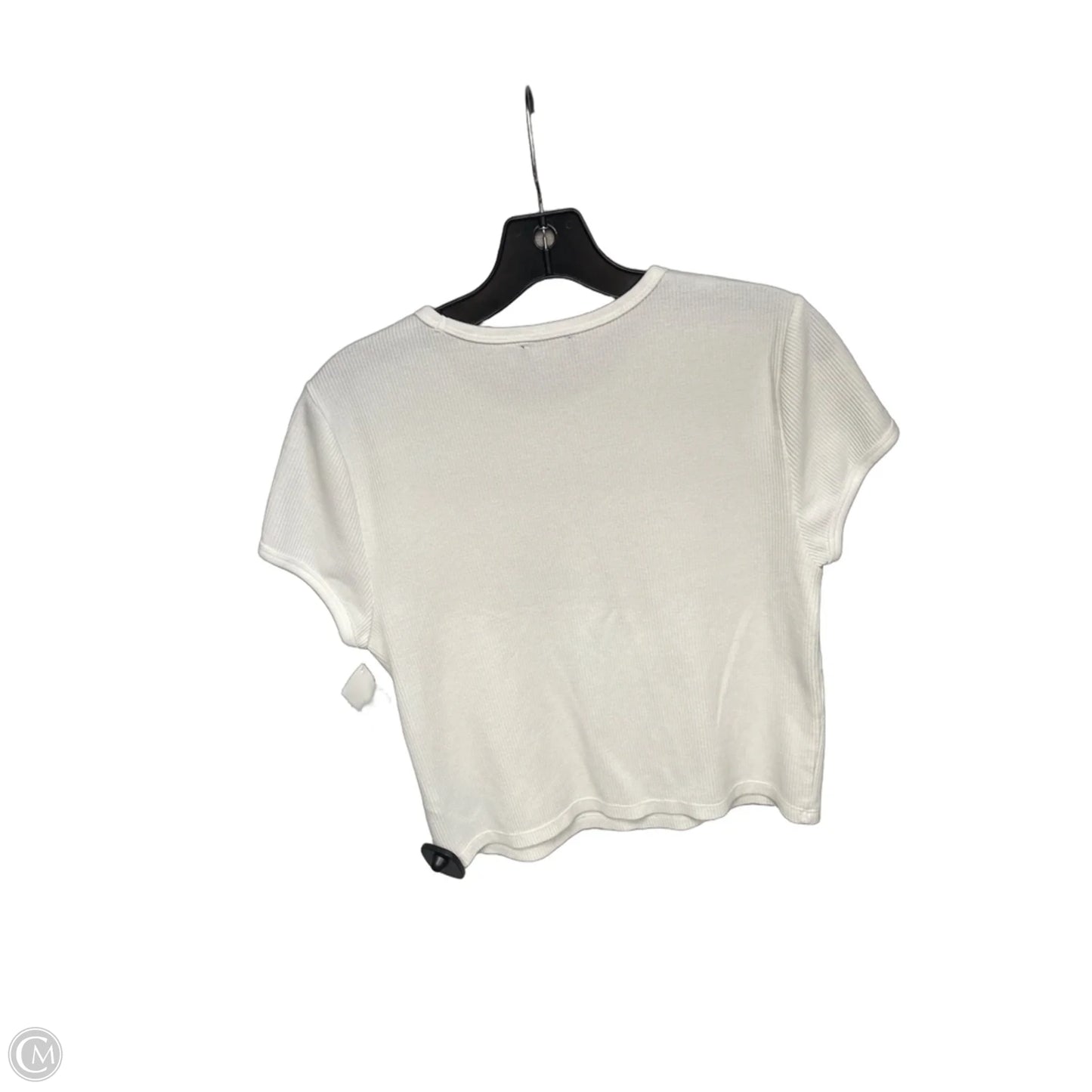 Top Short Sleeve Basic By Gap In White, Size: L