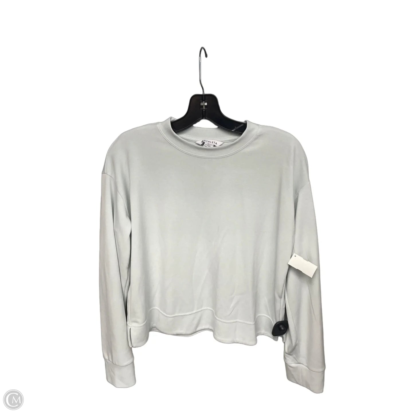 Athletic Sweatshirt Crewneck By Athleta In Green, Size: S