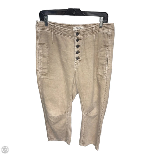 Jeans Wide Leg By We The Free In Brown, Size: 30