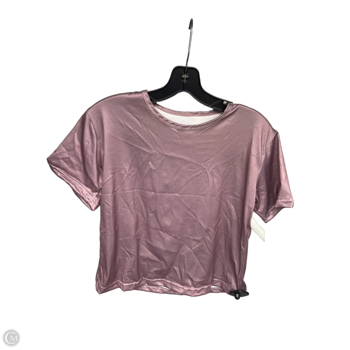 Top Short Sleeve Basic By Clothes Mentor In Purple, Size: L