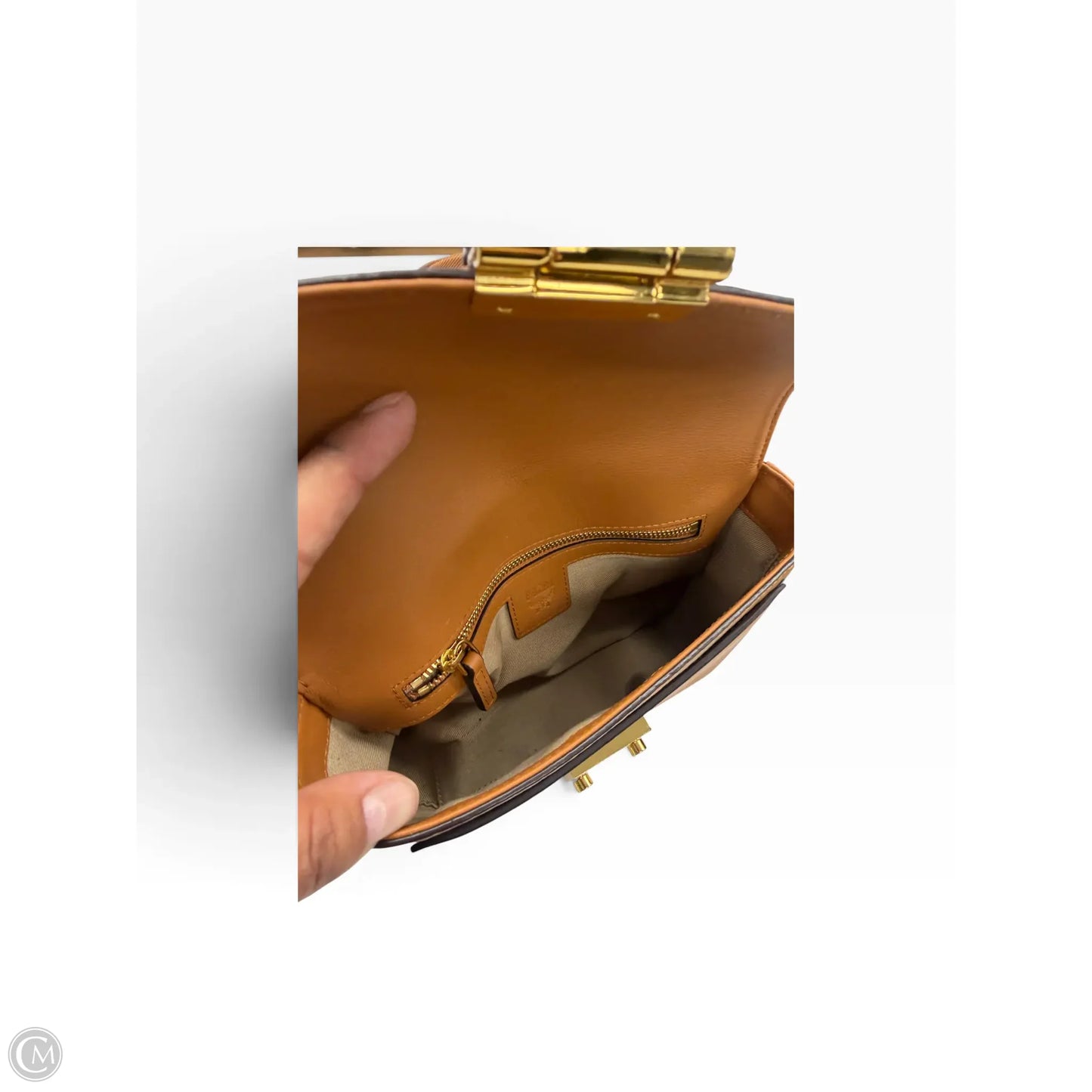 Handbag Luxury Designer By Mcm, Size: Small